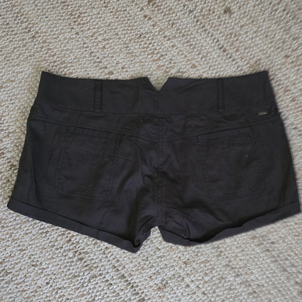 Brown Low Rise Shorts - Picture 3 of 4